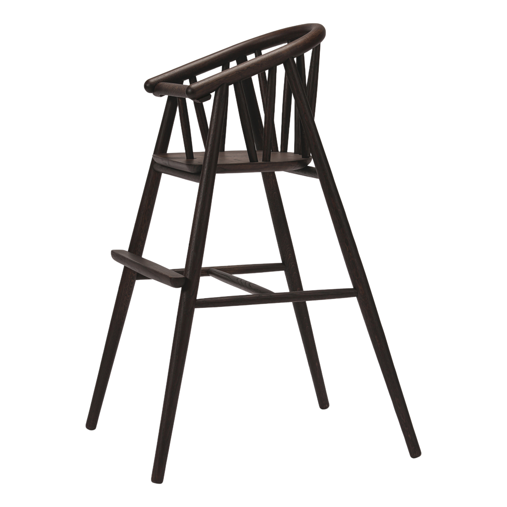 Saga High Chair - Smoked Oak