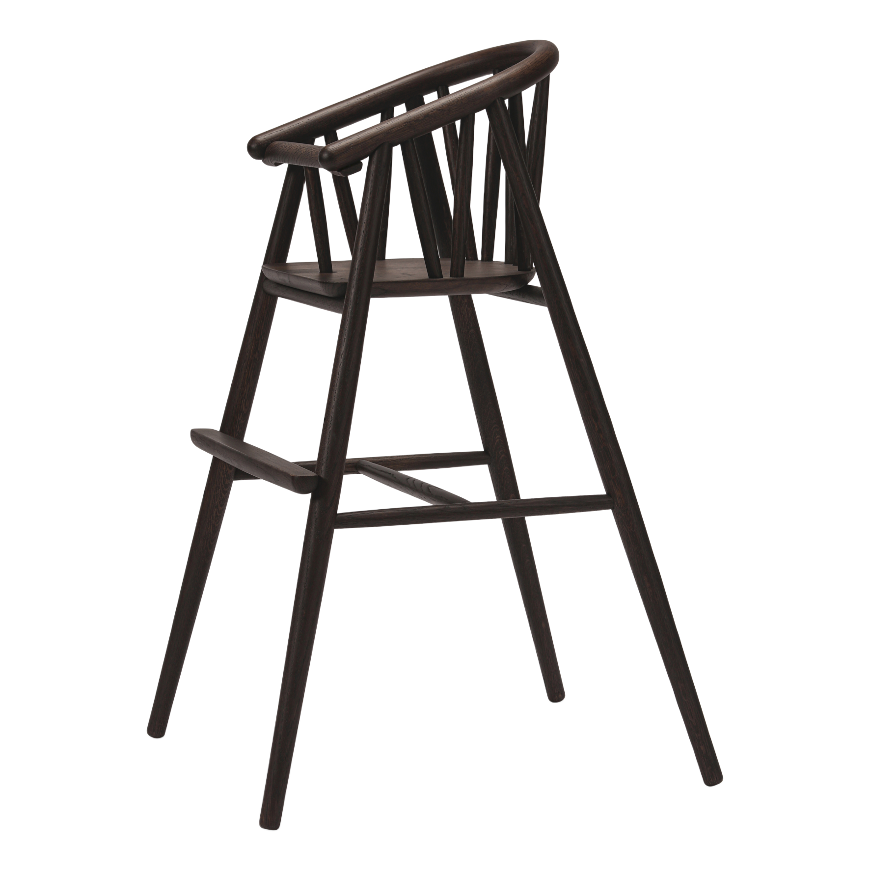 Saga High Chair - Smoked Oak