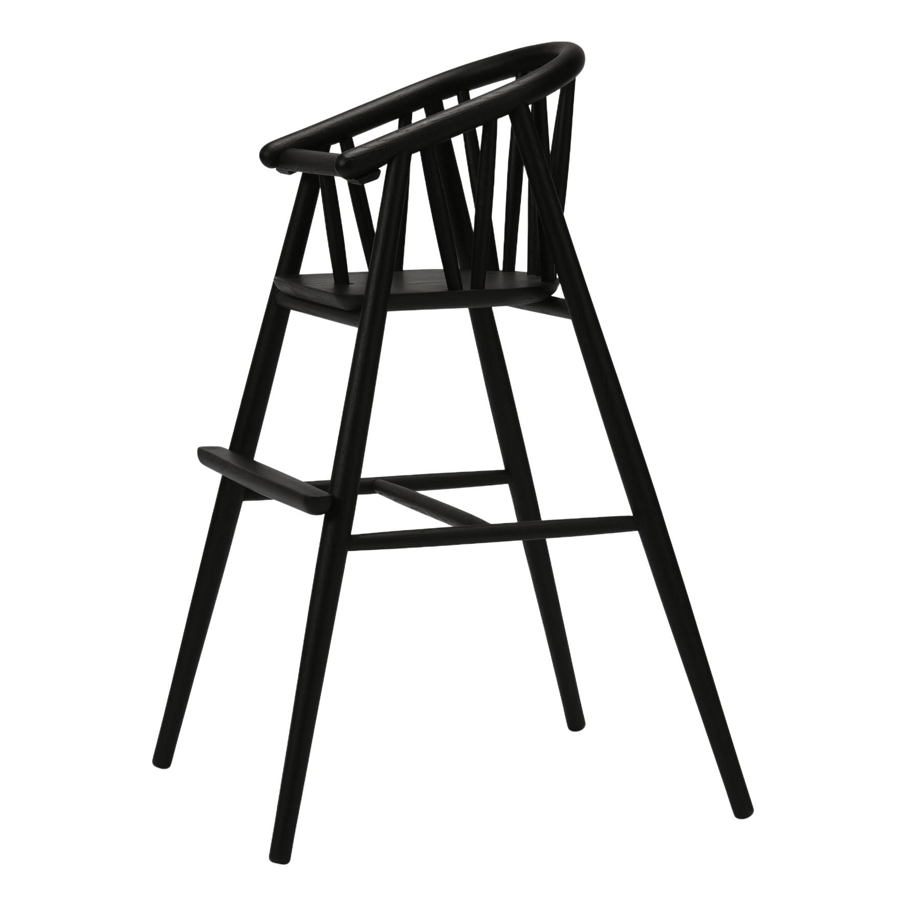 Saga High Chair - Black