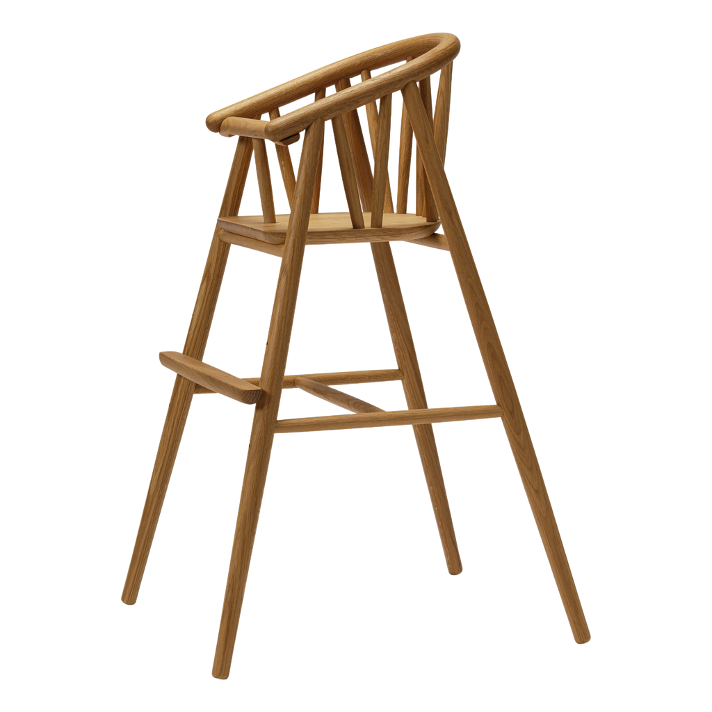 Saga High Chair - Oak