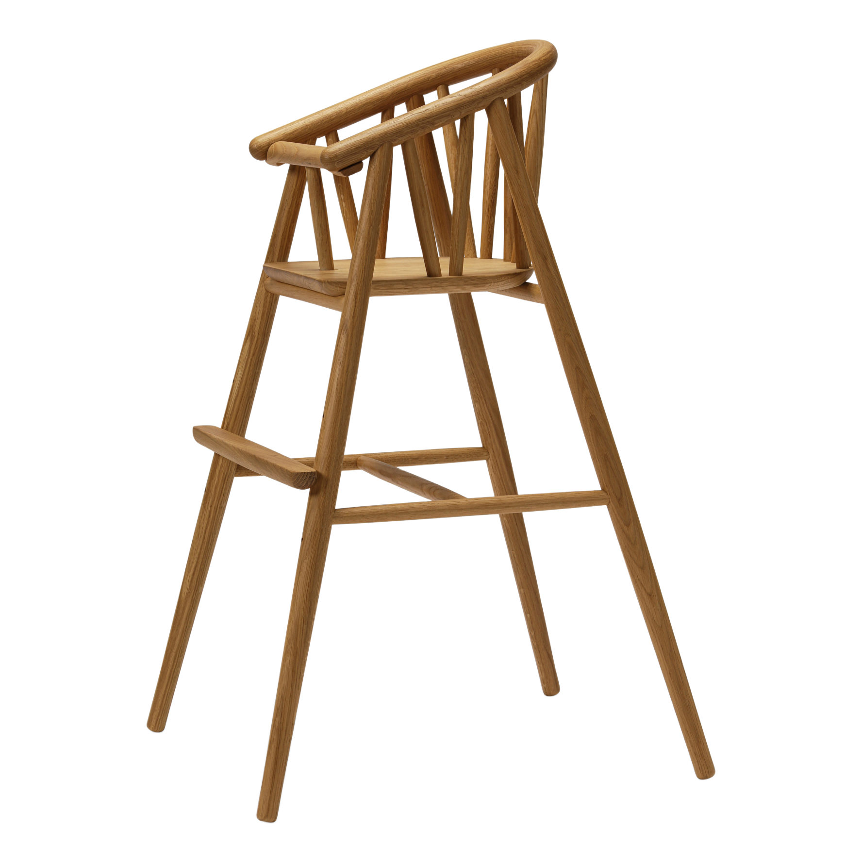 Saga High Chair - Oak