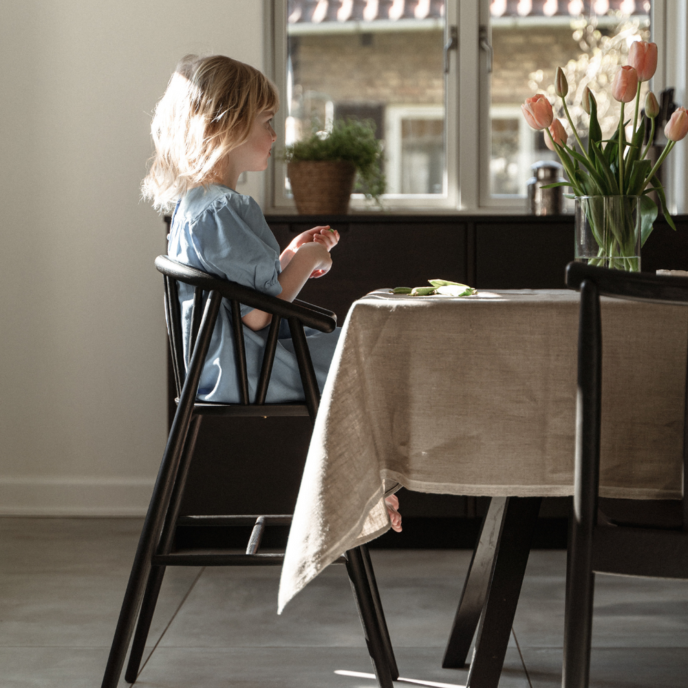 Saga High Chair - Black