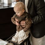 Saga High Chair - Smoked Oak
