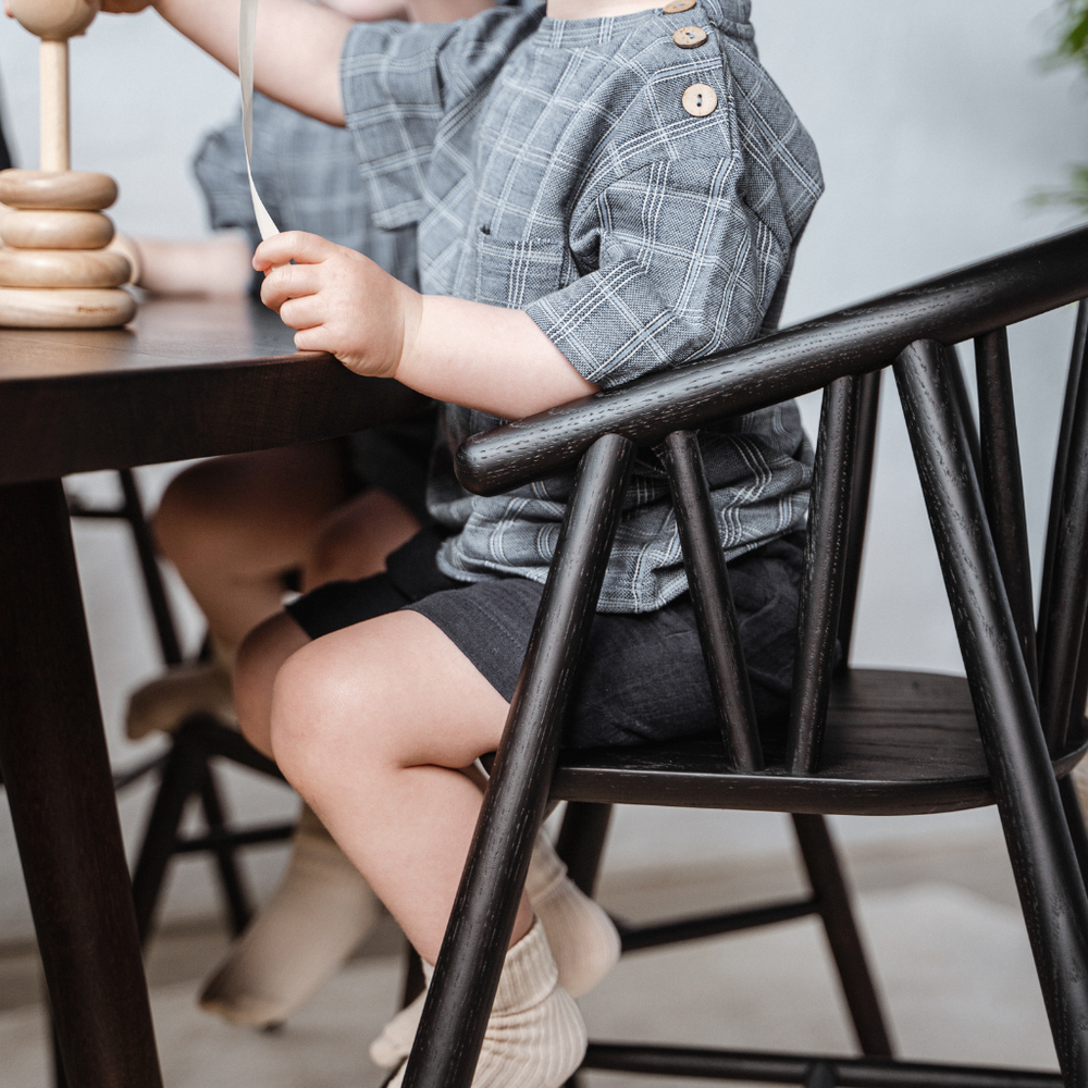 Saga High Chair - Black