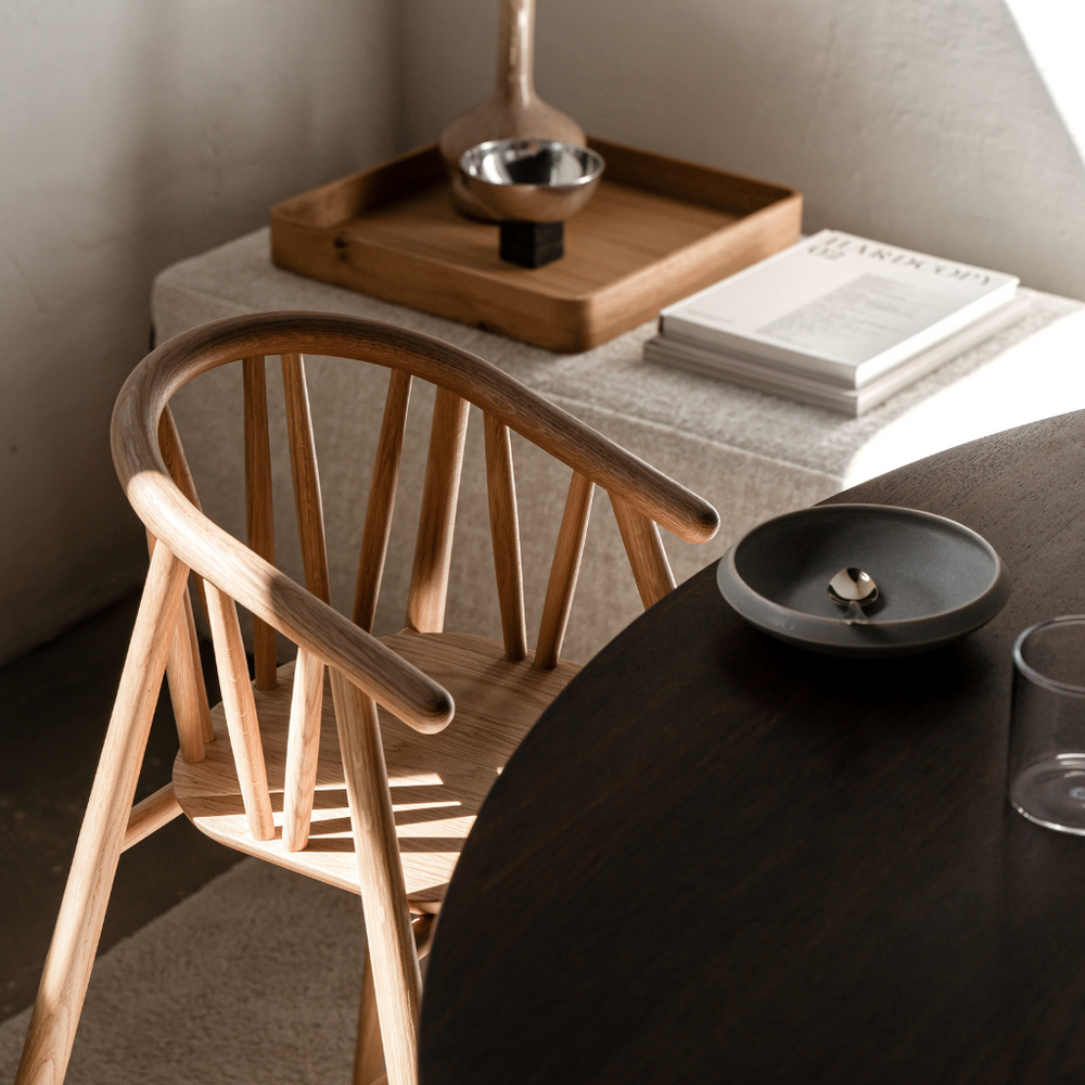 Saga High Chair - Oak