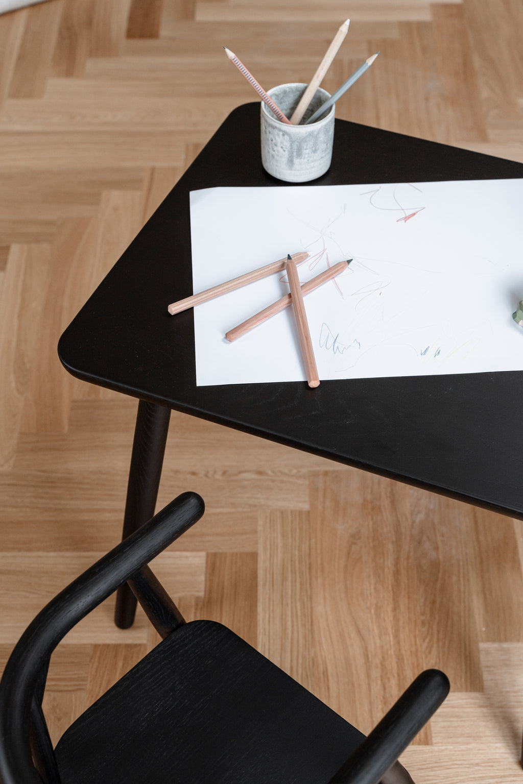 Asta Table - Smoked Oak
